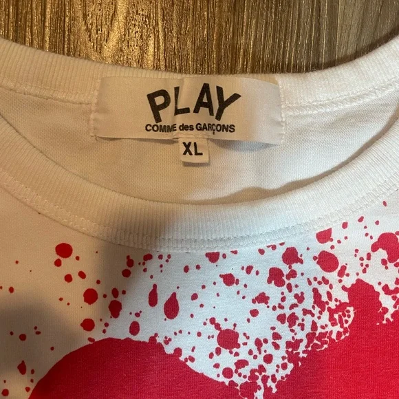 Comme Des Garcons Play T-shirt - Picture 3 of 3